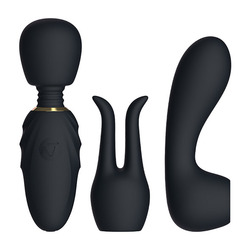 Nomi Tang - Compacte Pocket Wand Massager met 2 Opzetstukken Nomi Tang - Compacte Pocket Wand Massager met Opzetstukken Vrouwen Speeltjes